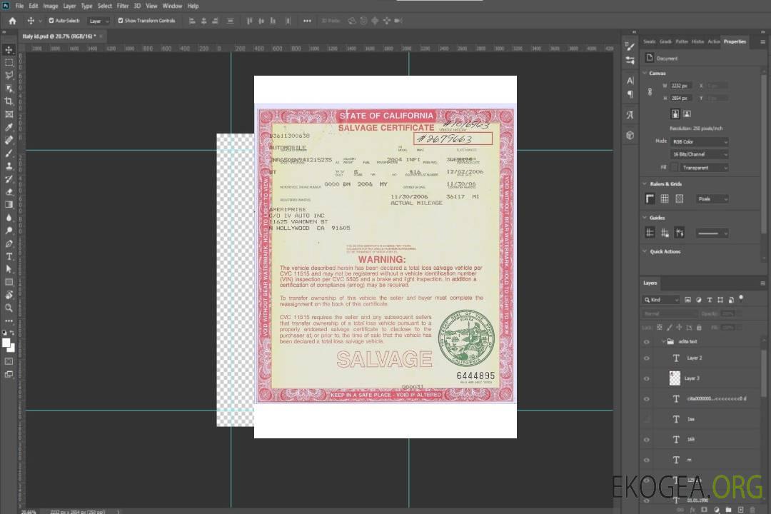 Certificat de sauvetage USA Californie template Certificat de sauvetage USA Californie template